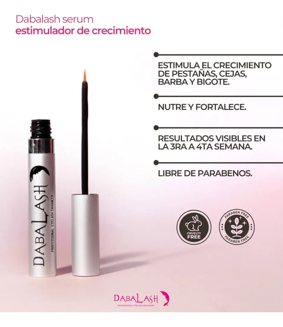 Serum Para Crecimiento De Pestañas Y Cejas Dabalash